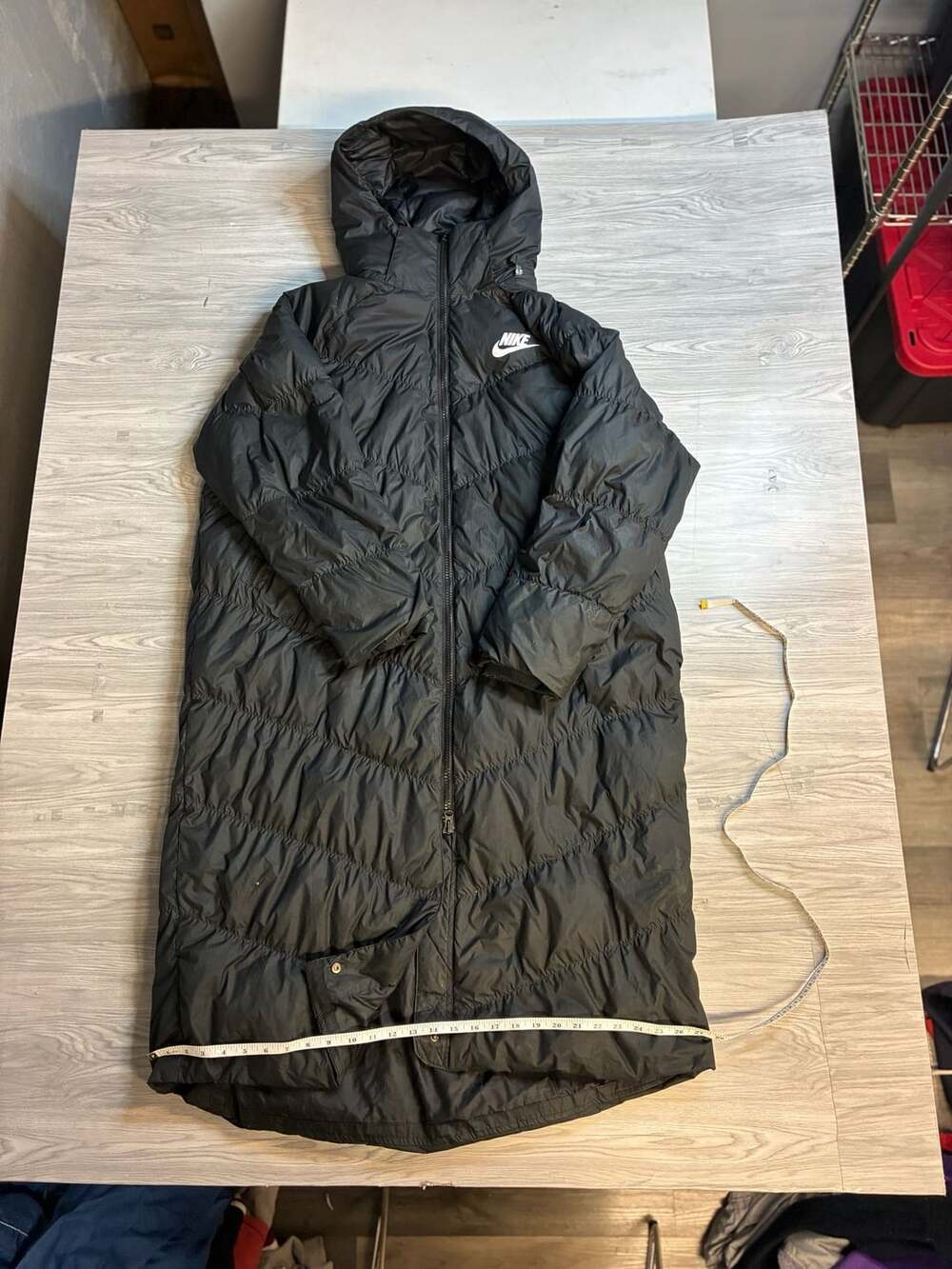 Nike Sportswear Down Fill Parka Long Hooded Jacket Black BV2881-010